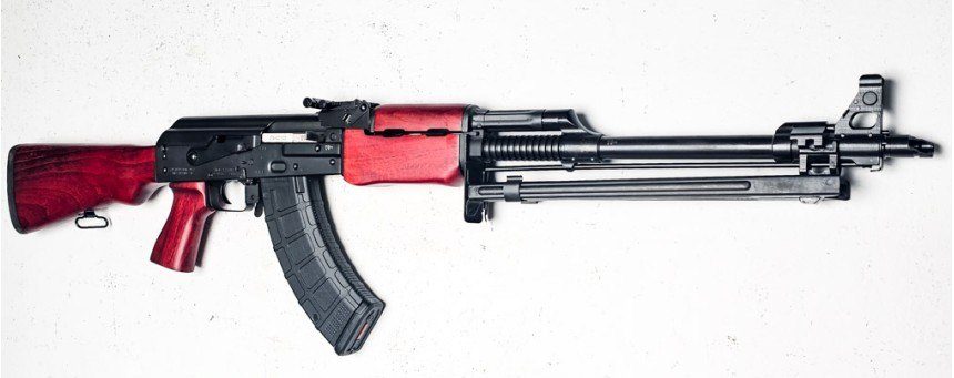 Zastava M72 Serbian Red RPK, right profile