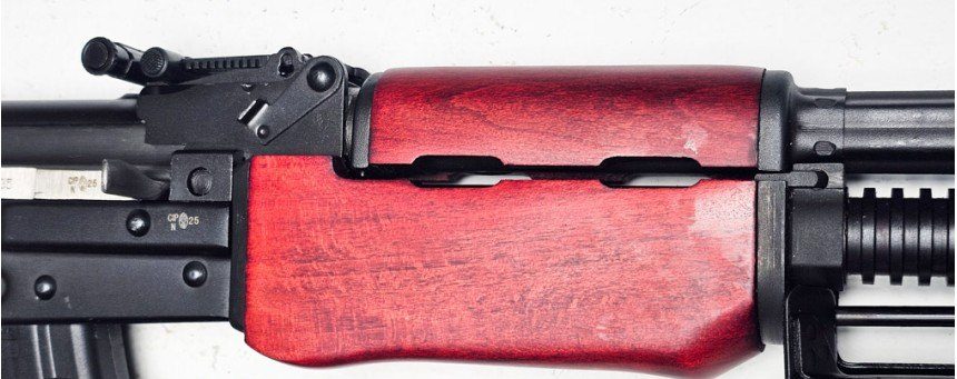 Handguard and finned heavy barrel